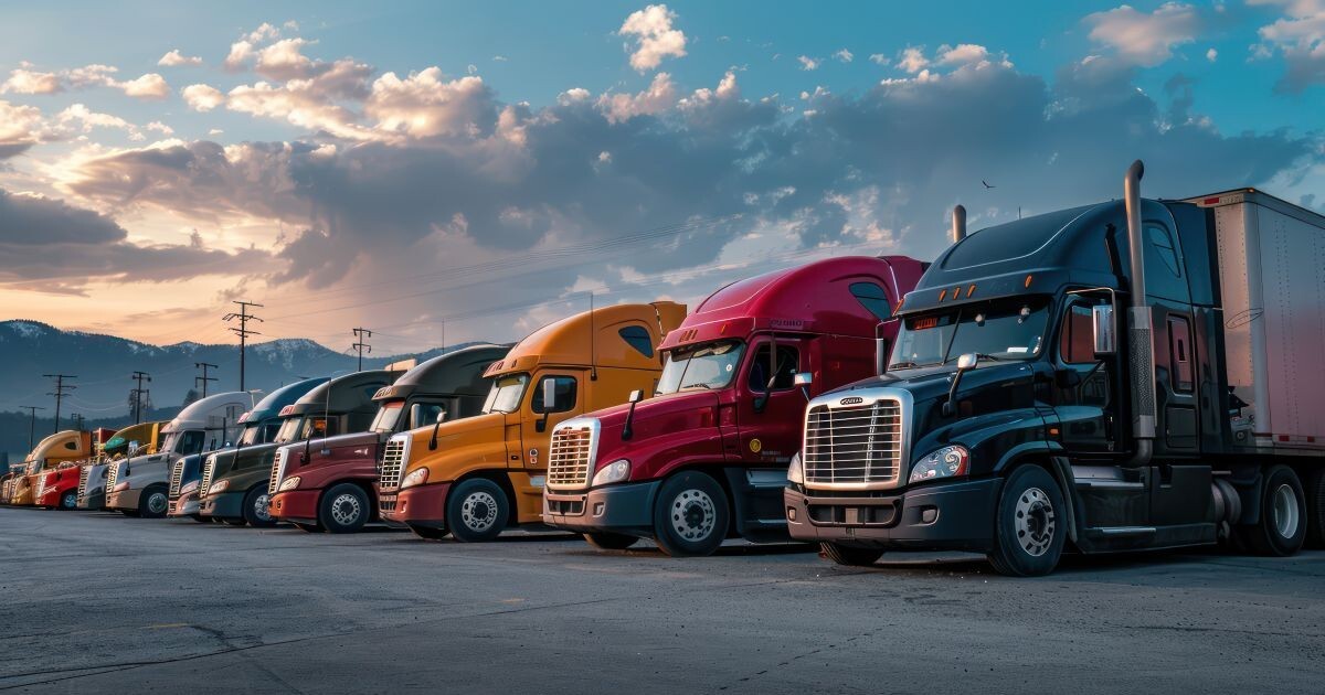 Used semi tractors illustrating how market value may remain after accounting depreciation reaches zero.