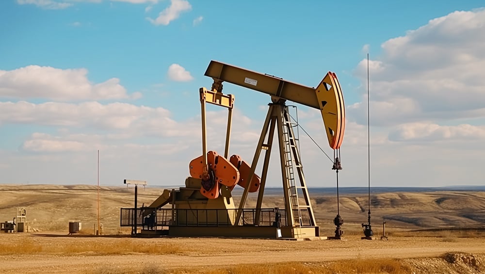 Oil rig that requires euipment valuation and leasing services